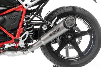 BOS SSEC GP Titanium Slip-on Einddemper Low Mount zonder E-keur BMW RnineT (Euro5 serie) 2021 - 2023