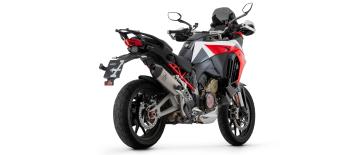 ARROW 72501VL Veloce titanium einddemper met linkpipe met E-keur Multistrada V4 1100 2012/2024