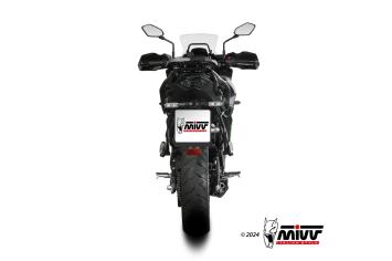 Mivv Delta Race Black Volledig Uitlaatsysteem met E-keur Kawasaki Versys 650 2024