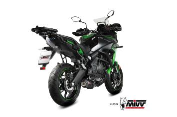 Mivv Oval Carbon Volledig Uitlaatsysteem met E-keur Kawasaki Versys 650 2024