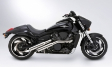 Miller El Grande Compleet Uitlaatsysteem Polished RVS met E-keur incl. Standard Endcap Suzuki Intruder M1800 R / R2 / RZ