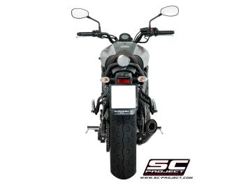 SC-Project Volledig 2-1 RVS Uitlaatsysteem Met S1 Titanium Matt Black Einddemper Euro4 Gekeurd YAMAHA XSR 700 2016 - 2020