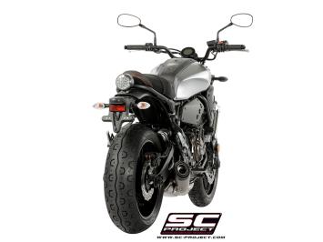 SC-Project Volledig 2-1 RVS Uitlaatsysteem Met S1 Titanium Einddemper Euro4 Gekeurd YAMAHA XSR 700 2016 - 2020