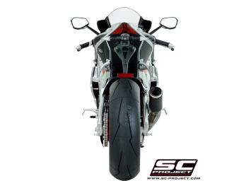 SC-Project CR-T Carbon Slip-On Einddemper Zonder E-keur APRILIA RSV4 / RF / RR 2017