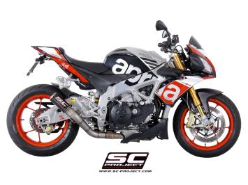 SC-Project CR-T Carbon Slip-On Einddemper Zonder E-keur APRILIA TUONO V4 / FACTORY / RR 2015 - 2016