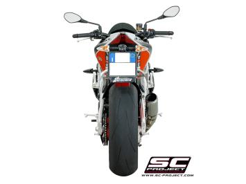 SC-Project CR-T Titanium Slip-On Einddemper Zonder E-keur APRILIA TUONO V4 1100 / FACTORY / RR 2017 - 2020