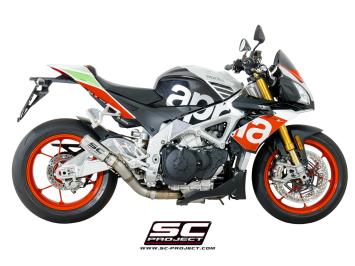 SC-Project CR-T Titanium Slip-On Einddemper Zonder E-keur APRILIA TUONO V4 1100 / FACTORY / RR 2017 - 2020