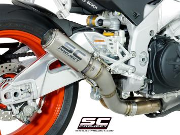 SC-Project CR-T Titanium Slip-On Einddemper Zonder E-keur APRILIA TUONO V4 1100 / FACTORY / RR 2017 - 2020