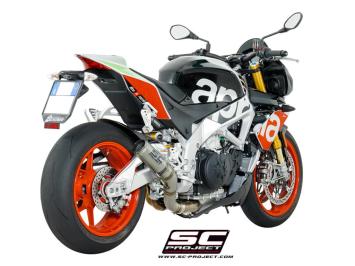 SC-Project CR-T Titanium Slip-On Einddemper Zonder E-keur APRILIA TUONO V4 1100 / FACTORY / RR 2017 - 2020