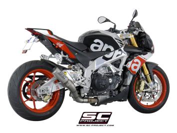 SC-Project CR-T Titanium Slip-On Einddemper Zonder E-keur APRILIA TUONO V4 / FACTORY / RR 2015 - 2016