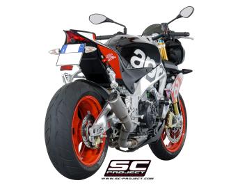 SC-Project CR-T Titanium Slip-On Einddemper Zonder E-keur APRILIA TUONO V4 / FACTORY / RR 2015 - 2016