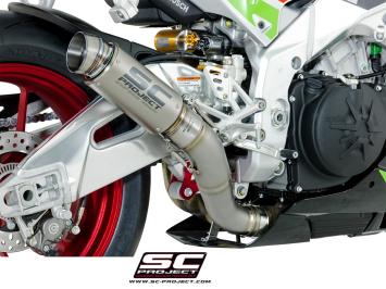 SC-Project GP70-R Titanium Slip-On Einddemper Zonder E-keur APRILIA RSV4 / RF / RR 2017