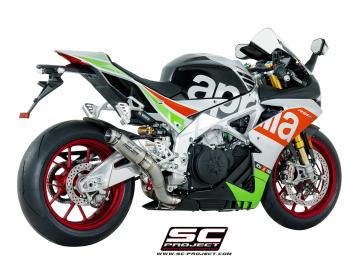 SC-Project GP70-R Titanium Slip-On Einddemper Zonder E-keur APRILIA RSV4 / RF / RR 2017