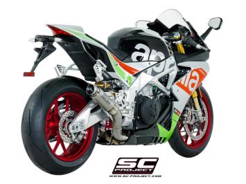 SC-Project GP70-R Titanium Slip-On Einddemper Zonder E-keur APRILIA RSV4 / RF / RR 2017