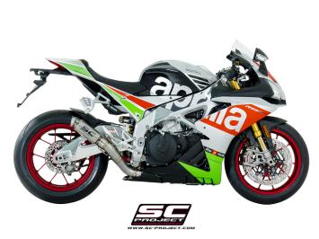 SC-Project GP70-R Titanium Slip-On Einddemper Zonder E-keur APRILIA RSV4 / RF / RR 2017