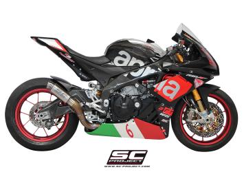 SC-Project GP70-R Titanium Slip-On Einddemper Zonder E-keur APRILIA RSV4 / RF / RR 2015 - 2016