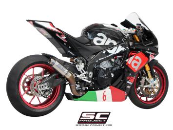 SC-Project GP70-R Titanium Slip-On Einddemper Zonder E-keur APRILIA RSV4 / RF / RR 2015 - 2016