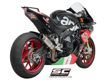 SC-Project GP70-R Titanium Slip-On Einddemper Zonder E-keur APRILIA RSV4 / RF / RR 2015 - 2016