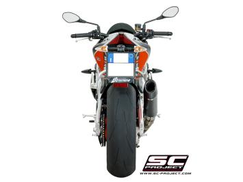 SC-Project Oval Carbon Slip-On Einddemper Zonder E-keur APRILIA TUONO V4 1100 / FACTORY / RR 2017 - 2020