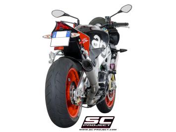 SC-Project S1 Titanium Slip-On Einddemper Zonder E-keur APRILIA TUONO V4 / FACTORY / RR 2015 - 2016