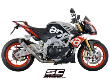 SC-Project S1 Titanium Slip-On Einddemper Zonder E-keur APRILIA TUONO V4 / FACTORY / RR 2015 - 2016