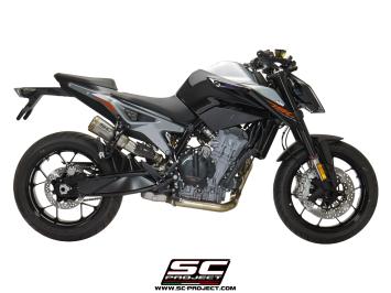SC-Project S1-GP Titanium Slip-On Einddemper Zonder E-keur KTM 790 DUKE 2018 - 2020