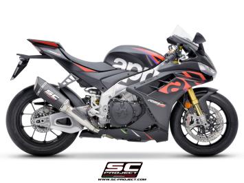 SC-Project SC1-R Carbon 250MM Slip-On Einddemper Zonder E-keur APRILIA RSV4 / FACTORY 2021 - 2024