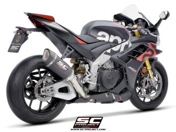 SC-Project SC1-R Carbon 250MM Slip-On Einddemper Zonder E-keur APRILIA RSV4 / FACTORY 2021 - 2024