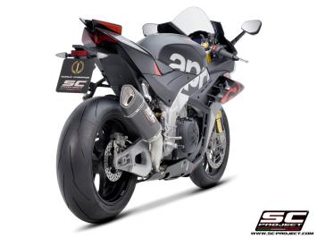 SC-Project SC1-R Carbon 250MM Slip-On Einddemper Zonder E-keur APRILIA RSV4 / FACTORY 2021 - 2024