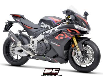 SC-Project SC1-R Carbon 250MM Slip-On Einddemper Zonder E-keur APRILIA RSV4 / FACTORY 2021 - 2024