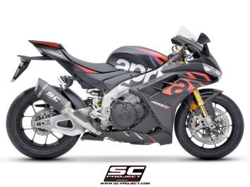 SC-Project SC1-R Carbon 250MM Slip-On Einddemper Zonder E-keur APRILIA RSV4 / FACTORY 2021 - 2024