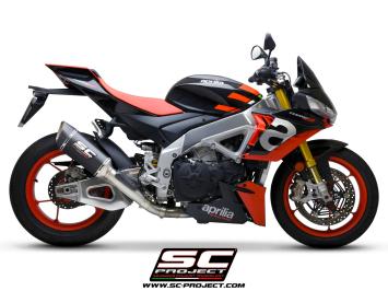 SC-Project SC1-R Titanium 250MM Slip-On Einddemper Zonder E-keur APRILIA TUONO V4 / FACTORY 2021 - 2024