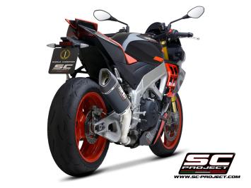 SC-Project SC1-R Titanium 250MM Slip-On Einddemper Zonder E-keur APRILIA TUONO V4 / FACTORY 2021 - 2024