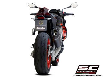 SC-Project SC1-R Titanium 250MM Slip-On Einddemper Zonder E-keur APRILIA TUONO V4 / FACTORY 2021 - 2024