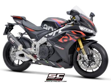 SC-Project SC1-R Carbon 300MM Slip-On Einddemper Zonder E-keur APRILIA RSV4 / FACTORY 2021 - 2024