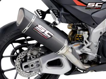 SC-Project SC1-R Carbon 300MM Slip-On Einddemper Zonder E-keur APRILIA RSV4 / FACTORY 2021 - 2024