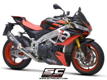 SC-Project SC1-R Carbon 300MM Slip-On Einddemper Zonder E-keur APRILIA TUONO V4 / FACTORY 2021 - 2024