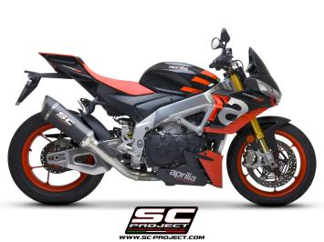 SC-Project SC1-R Carbon 300MM Slip-On Einddemper Zonder E-keur APRILIA TUONO V4 / FACTORY 2021 - 2024