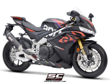 SC-Project SC1-R Carbon 350MM Slip-On Einddemper Zonder E-keur APRILIA RSV4 / FACTORY 2021 - 2024