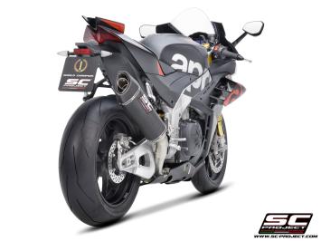 SC-Project SC1-R Carbon 350MM Slip-On Einddemper Zonder E-keur APRILIA RSV4 / FACTORY 2021 - 2024