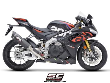 SC-Project SC1-R Carbon 350MM Slip-On Einddemper Zonder E-keur APRILIA RSV4 / FACTORY 2021 - 2024