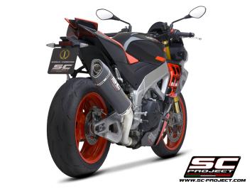 SC-Project SC1-R Titanium 350MM Slip-On Einddemper Zonder E-keur APRILIA TUONO V4 / FACTORY 2021 - 2024