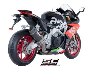 SC-Project SC1-R Carbon Slip-On Einddemper Zonder E-keur APRILIA RSV4 / RF / RR 2017