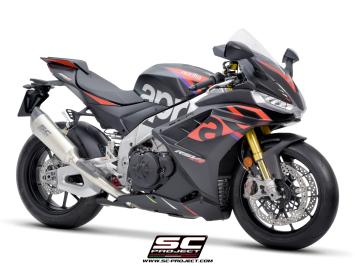 SC-Project SC1-R Titanium 300MM Slip-On Einddemper Zonder E-keur APRILIA RSV4 / FACTORY 2021 - 2024