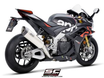 SC-Project SC1-R Titanium 350MM Slip-On Einddemper Zonder E-keur APRILIA RSV4 / FACTORY 2021 - 2024