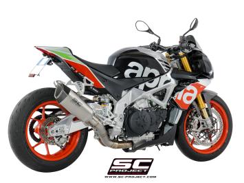 SC-Project SC1-R Titanium Slip-On Einddemper Zonder E-keur APRILIA TUONO V4 1100 / FACTORY / RR 2017 - 2020