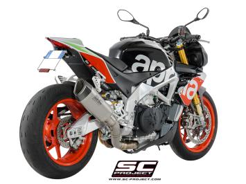 SC-Project SC1-R Titanium Slip-On Einddemper Zonder E-keur APRILIA TUONO V4 1100 / FACTORY / RR 2017 - 2020