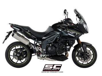 SC-Project SC1-R Titanium Slip-On Einddemper Euro4 Gekeurd TRIUMPH TIGER SPORT 1050 2016 - 2020