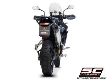 SC-Project X-Plorer II Titanium Slip-On Einddemper Euro5 Gekeurd TRIUMPH TIGER 900 2020 - 2023