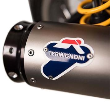 Termignoni Slip-On RVS Einddemper Set (L+R) met E-keur Triumph Thruxton / R / RS 2016 - 2020
